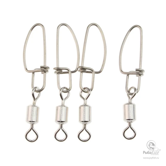 Вертлюги с Застежкой в Упаковке Smith Cross-Lock Rolling Swivel