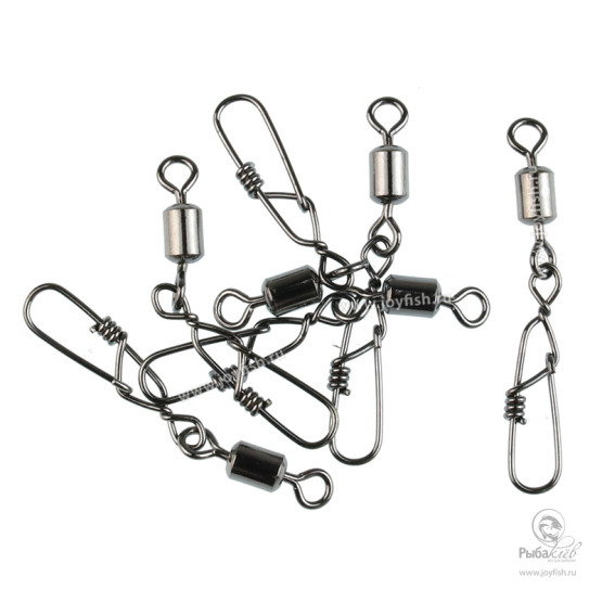 Вертлюги с Застежкой в Упаковке Smith Rolling Snap Swivel