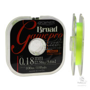 Леска Owner Broad Game Pro Yellow 100m