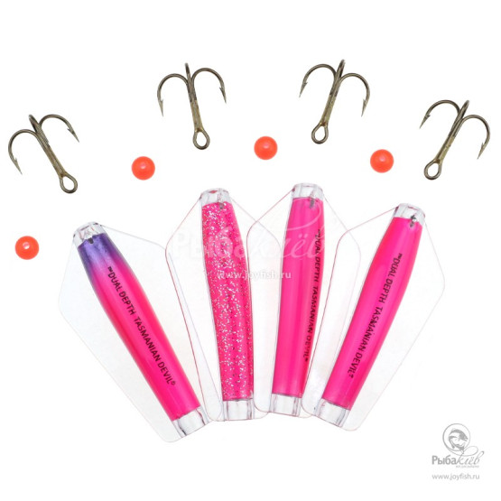 Набор Приманок Tasmanian Devil 4pc (55, 55D, 96, S05)