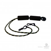 Шнурок для Очков Flying Fisherman Floating Retainer w/Grip Loops Black Brown & Tan Cord w/Black