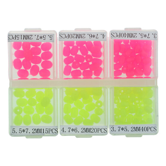 Набор Бусин Ecopro Plastic Yellow+Pink