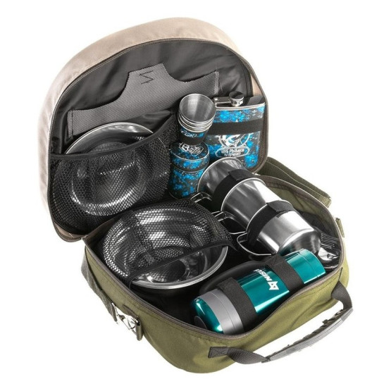 Набор для Пикника на 3 персоны Premier Fishing с Термосом