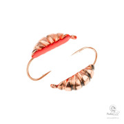 Мормышка Вольфрамовая Spider Опарыш с Ушком Гальваника