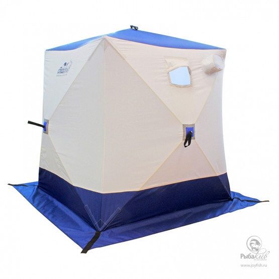 Палатка Зимняя Следопыт Куб Oxford 210D PU 1000 Blue 1.8х1.8m