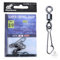 Вертлюги с Застежкой в Упаковке Hayabusa Super Swivel Snap