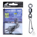 Вертлюги с Застежкой в Упаковке Hayabusa Super Swivel Snap