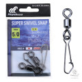 Вертлюги с Застежкой в Упаковке Hayabusa Super Swivel Snap
