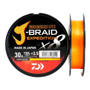 Плетеный Шнур Daiwa J-Braid Expedition x8E 150 Smash Orange