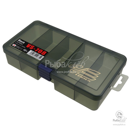 Коробка для Приманок Meiho VS-708 (Lure Case LL) Smoke BK
