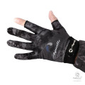 Перчатки Aquatic Демисезонные без Пальцев Softshell Camo Black