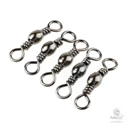 Вертлюги в Упаковке Mustad Black Barrel Swivels