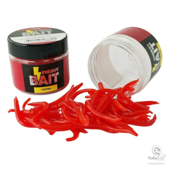 Червь Силиконовый Energy Bait (35шт)