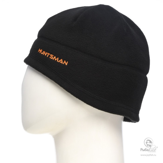 Шапка Зимняя Двусторонняя Huntsman Black/Black