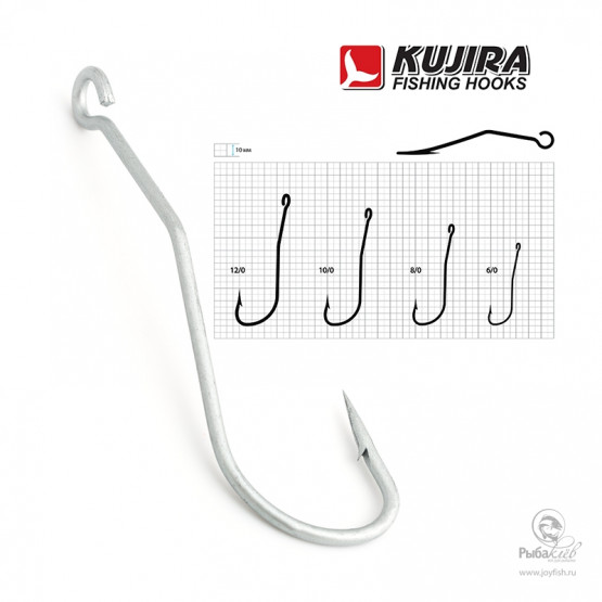 Крючки Одинарные в Упаковке Kujira Universal 119 TIN