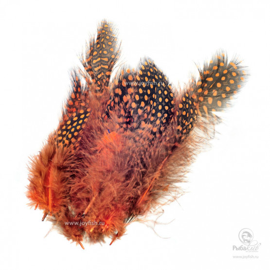 Перья Цесарки Joyfish Strung Guinea Feathers