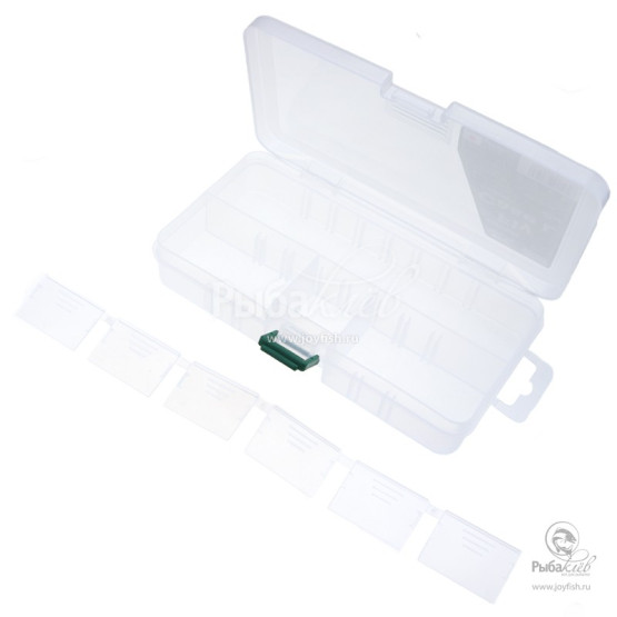 Коробка для Приманок Meiho Fly Case L Clear