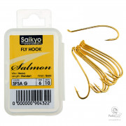 Крючки Одинарные в Упаковке Saikyo KH-71590 Salmon Gold