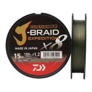 Плетеный Шнур Daiwa J-Braid Expedition x8E 150 Dark Green