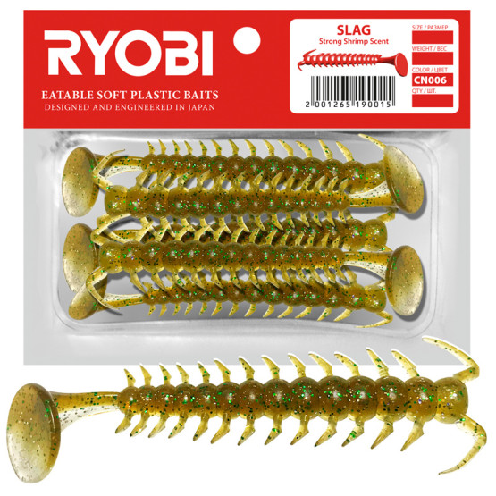 Приманка Мягкая Ryobi Slag 36mm