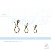 Застежки Нахлыстовые в Упаковке Mustad Snap with Ring