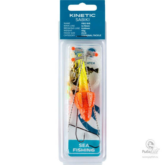 Оснастка Морская Kinetic Sabiki Pro Rig