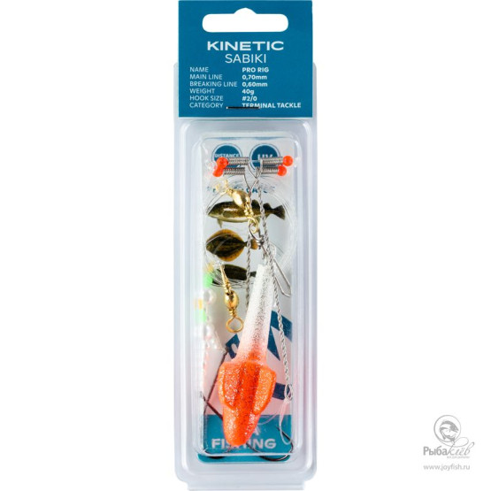 Оснастка Морская Kinetic Sabiki Pro Rig