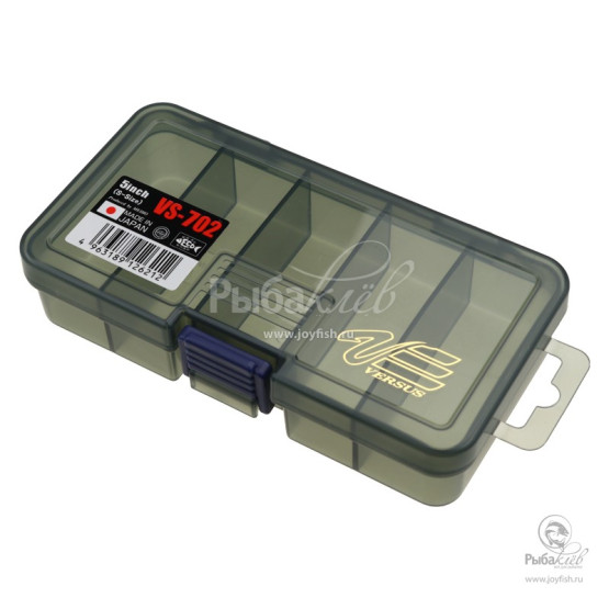 Коробка для Приманок Meiho VS-702 (Lure Case S) Smoke BK