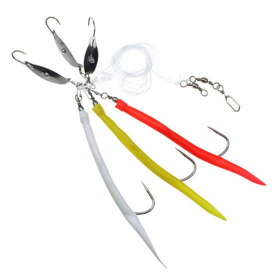 Оснастка Морская Fladen Hookset Mackerelspoons and Hooks