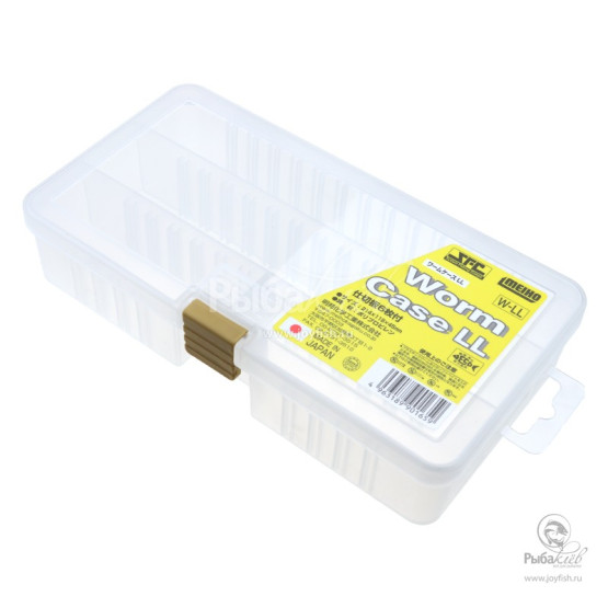 Коробка для Приманок Meiho Worm Case LL Clear