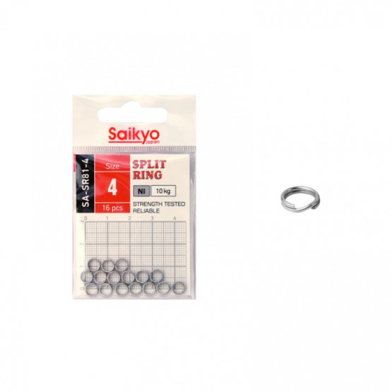Кольца Заводные в Упаковке Saikyo SA-SR81