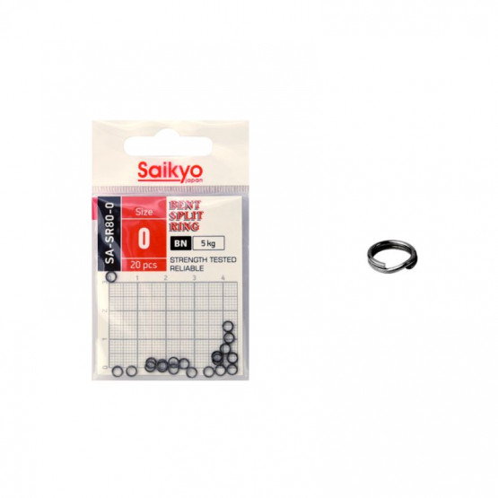 Кольца Заводные в Упаковке Saikyo SA-SR80