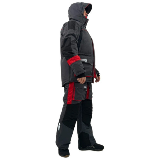 Костюм Зимний Crodis Грант Premium Графит/красный