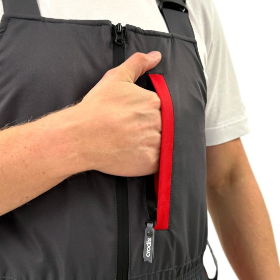 Костюм Зимний Crodis Грант Premium Графит/красный