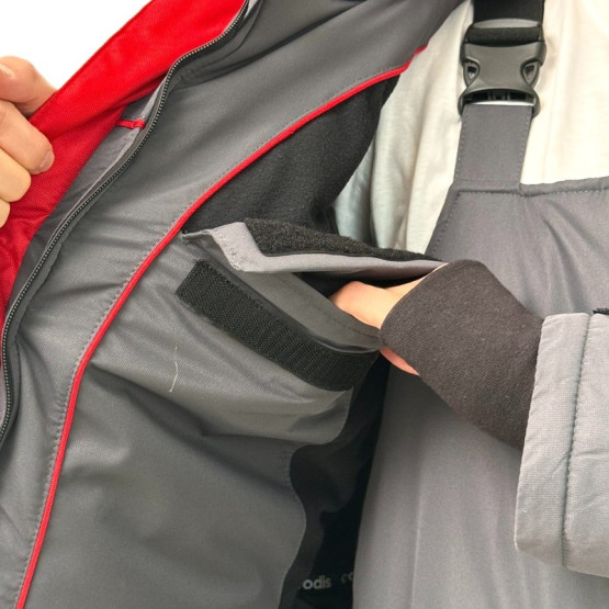 Костюм Зимний Crodis Грант Premium Графит/красный