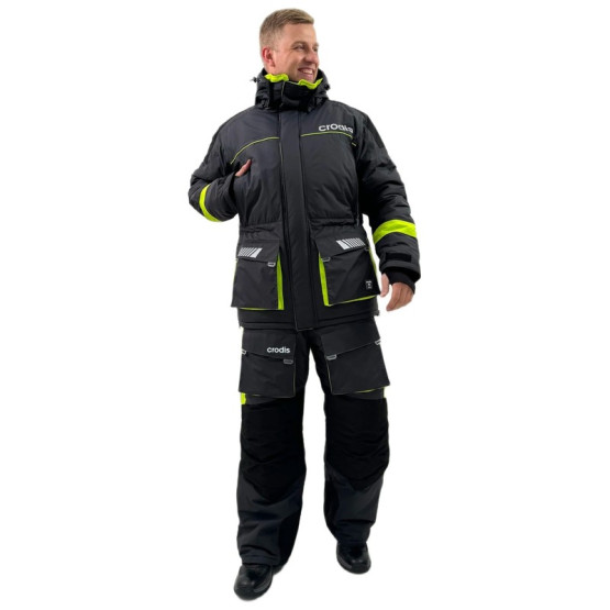 Костюм Зимний Crodis Грант Premium Графит/зеленый