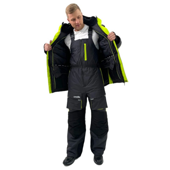 Костюм Зимний Crodis Грант Premium Графит/зеленый