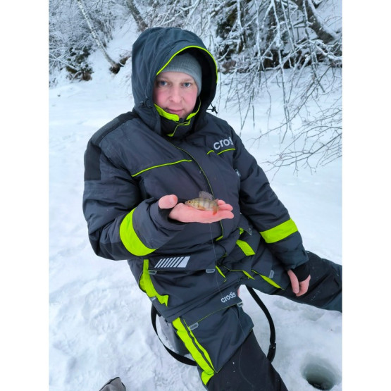 Костюм Зимний Crodis Грант Premium Графит/зеленый