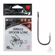 Крючки Одинарные в Упаковке Koi Single Spoon Long