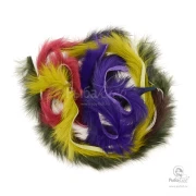 Мех Кролика Hareline Rabbit Strips Combo Dark Colors