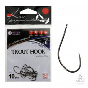 Крючки Одинарные в Упаковке Koi Trout Hook