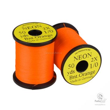 UNI Монтажная нить Thread 6/0 200y Fire Orange (вощеная)