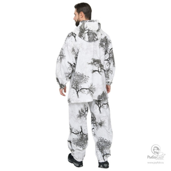 Костюм Зимний Маскировочный Huntsman Метель тк.Бязь Кусты