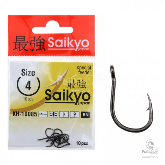 Крючки Одинарные в Упаковке Saikyo KH-10085 Special Feeder BN