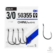 Крючки Одинарные в Упаковке Owner 50355 Chinu with Eye