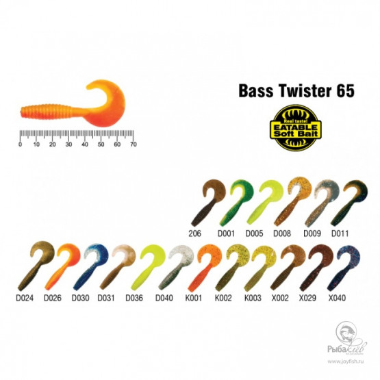 Твистер Akara Eatable Bass Twister
