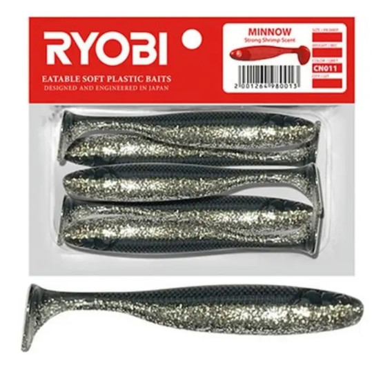 Приманка Мягкая Ryobi Minnow 93mm