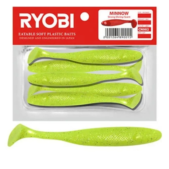 Приманка Мягкая Ryobi Minnow 93mm