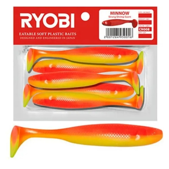 Приманка Мягкая Ryobi Minnow 93mm