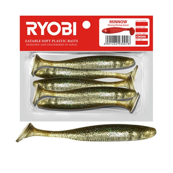 Приманка Мягкая Ryobi Minnow 93mm